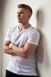 Paolo Renzo® Rundhals T-Shirt 2/4 oder 8 Stück - Größen M, L, XL, XXL, 3XL